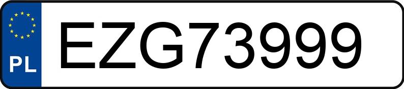 Numer rejestracyjny EZG 73999 posiada AUDI A6 - EZG73999 Numer rejestracyjny EZG 73999 posiada AUDI A6 - EZG73999