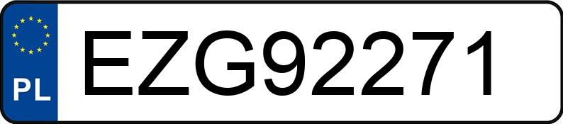 Numer rejestracyjny EZG 92271 posiada AUDI A5 - EZG92271
