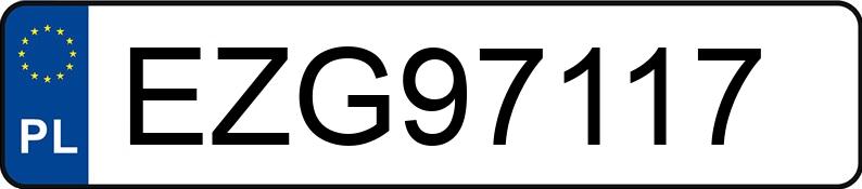Numer rejestracyjny EZG 97117 posiada HONDA CIVIC 5DR - EZG97117