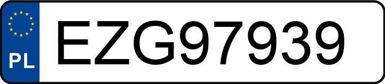 Numer rejestracyjny EZG97939 posiada BMW 520i Kat. MR`01 E39 520i Kat. MR`01 E39