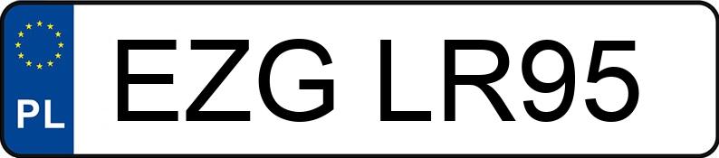 Numer rejestracyjny EZG LR95 posiada MERCEDES-BENZ E 220 - EZGLR95