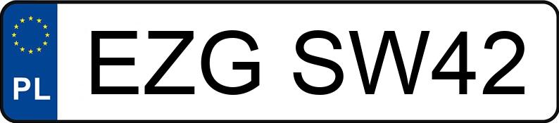 Numer rejestracyjny EZG SW42 posiada FIAT Bravo II 1.9 M-jet MR`07 E4 Emotion - EZGSW42