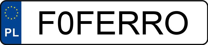 Numer rejestracyjny F0FERRO posiada BMW M340D XDRIVE