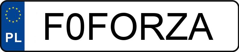 Numer rejestracyjny F0FORZA posiada MASERATI Quattroporte MR`13 E5 GTS Numer rejestracyjny F0FORZA posiada MASERATI Quattroporte MR`13 E5 GTS