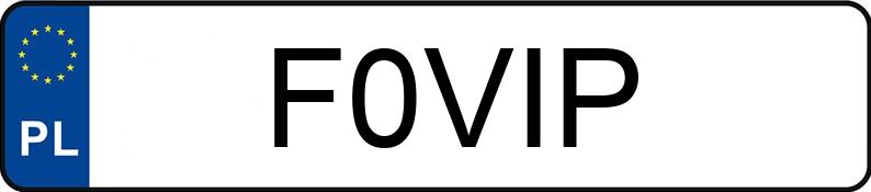 Numer rejestracyjny F0VIP posiada MERCEDES-BENZ S 350 TD