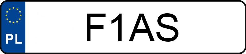 Numer rejestracyjny F1AS posiada AUDI A8 Quattro 4.2 TDi DPF MR`02 E4 4E Tiptronic