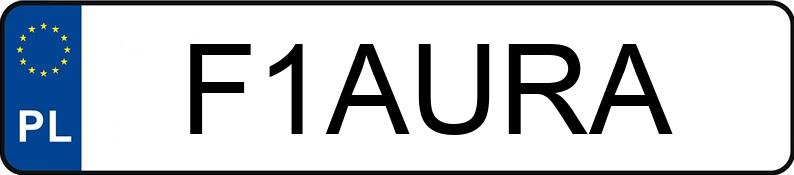 Numer rejestracyjny F1AURA posiada PORSCHE PANAMERA
