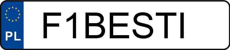 Numer rejestracyjny F1BESTI posiada BMW 523i MR`03 E4 E60 523i MR`03 E4 E60