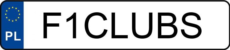 Numer rejestracyjny F1CLUBS posiada VOLKSWAGEN GOLF Numer rejestracyjny F1CLUBS posiada VOLKSWAGEN GOLF