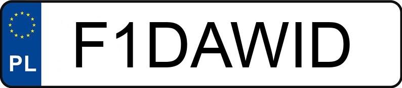 Numer rejestracyjny F1DAWID posiada VOLKSWAGEN PASSAT CC Numer rejestracyjny F1DAWID posiada VOLKSWAGEN PASSAT CC