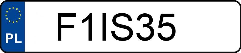 Numer rejestracyjny F1IS35 posiada LEXUS RX 350 3.5 MR`06 E4 Elegance