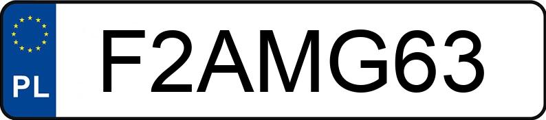 Numer rejestracyjny F2AMG63 posiada MERCEDES-BENZ CLS 350