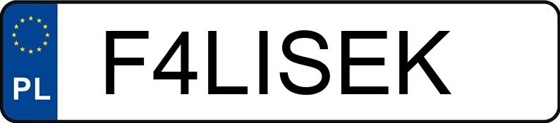 Die Registrierungsnummer F4LISEK hat OPEL Zafira 1.8 MR`06 E4
