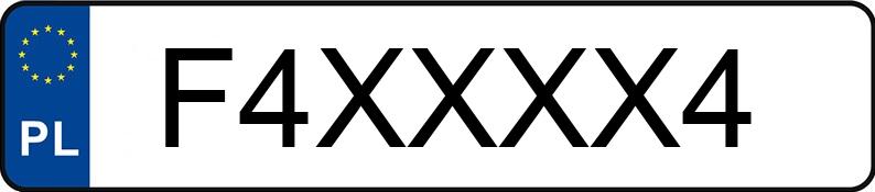 Numer rejestracyjny F4XXXX4 posiada MERCEDES 250 Numer rejestracyjny F4XXXX4 posiada MERCEDES 250