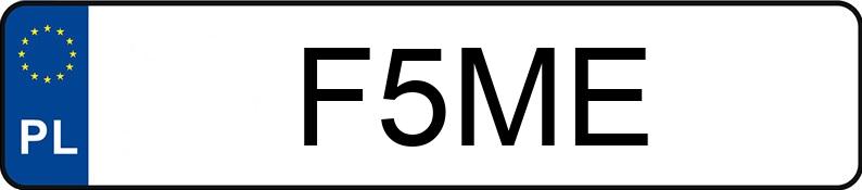Numer rejestracyjny F5ME posiada AUDI Q7