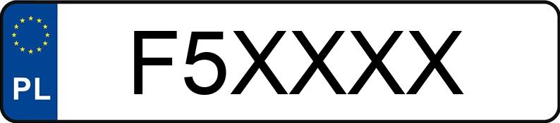 Numer rejestracyjny F5XXXX posiada NISSAN 350 Numer rejestracyjny F5XXXX posiada NISSAN 350