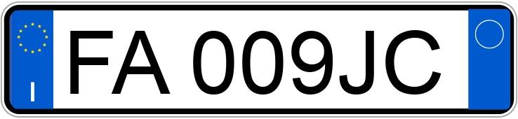 Numer rejestracyjny FA009JC posiada MINI Mini Countrym.