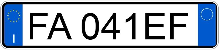 Numer rejestracyjny FA041EF posiada NISSAN Qashqai 2a serie Numer rejestracyjny FA041EF posiada NISSAN Qashqai 2a serie