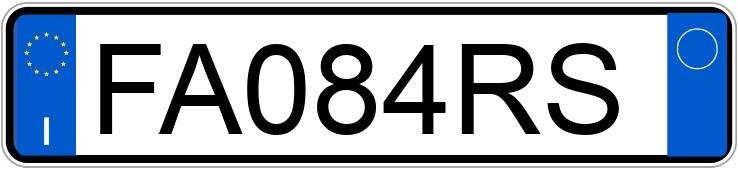 Numer rejestracyjny FA084RS posiada MERCEDES Classe A