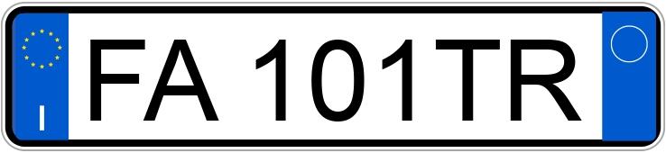 Numer rejestracyjny FA101TR posiada MINI Mini 4a serie