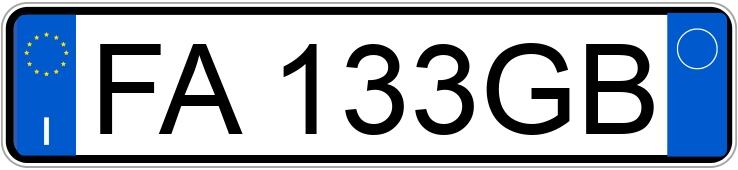 Numer rejestracyjny FA133GB posiada MERCEDES Classe B