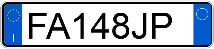 Numer rejestracyjny FA148JP posiada FIAT Punto 4a serie