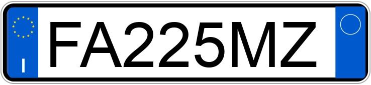 Numer rejestracyjny FA225MZ posiada LANCIA Ypsilon 3a serie Numer rejestracyjny FA225MZ posiada LANCIA Ypsilon 3a serie