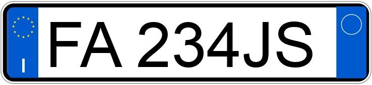 Numer rejestracyjny FA234JS posiada CITROEN C3 2a serie