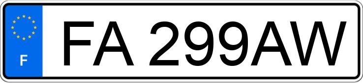 Numer rejestracyjny FA299AW posiada HONDA CIVIC