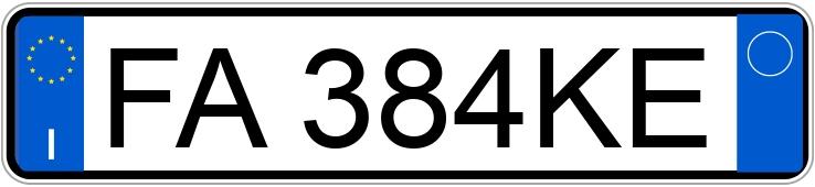 Numer rejestracyjny FA384KE posiada HYUNDAI ix35