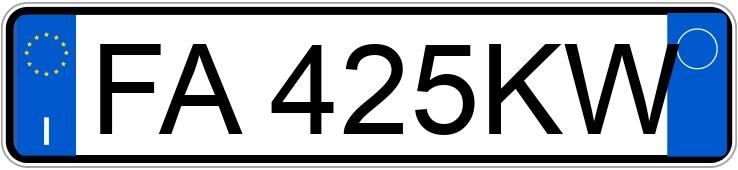 Numer rejestracyjny FA425KW posiada NISSAN Micra 4a serie