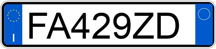 Numer rejestracyjny FA429ZD posiada VOLKSWAGEN Golf 7a serie