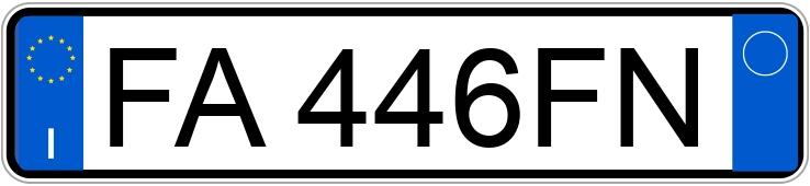 Numer rejestracyjny FA446FN posiada BMW X5