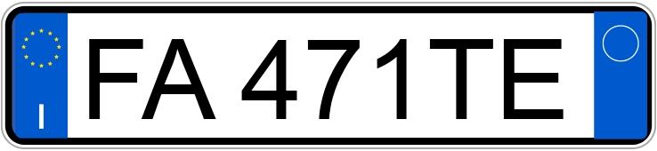 Numer rejestracyjny FA471TE posiada ALFA ROMEO MiTo