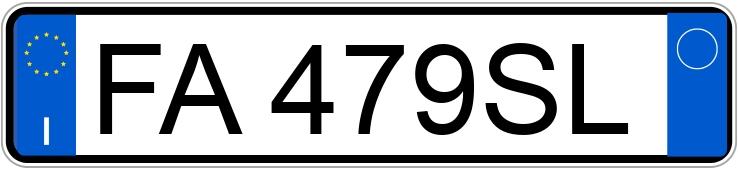 Numer rejestracyjny FA479SL posiada MERCEDES Classe C