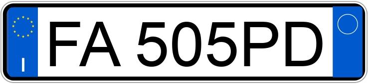 Numer rejestracyjny FA505PD posiada PEUGEOT 208