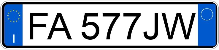 Numer rejestracyjny FA577JW posiada FIAT 500L Numer rejestracyjny FA577JW posiada FIAT 500L