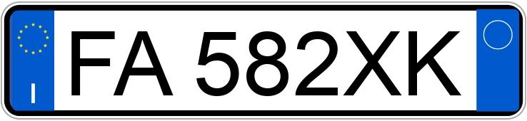 Numer rejestracyjny FA582XK posiada NISSAN Qashqai 2a serie