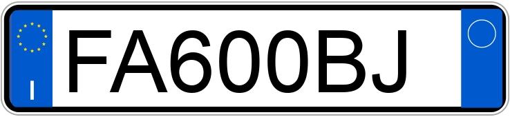 Numer rejestracyjny FA600BJ posiada OPEL Astra 3a serie