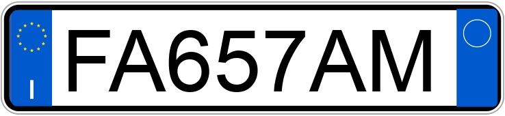 Pirat drogowy w pojeździe o numerach rejestracyjnych FA657AM