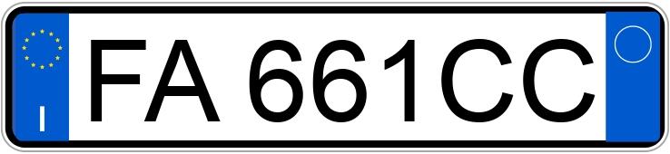 Numer rejestracyjny FA661CC posiada JEEP Renegade