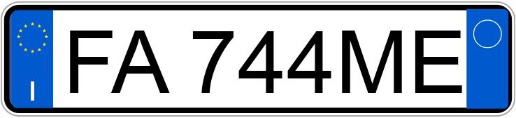 Numer rejestracyjny FA744ME posiada MERCEDES Classe B