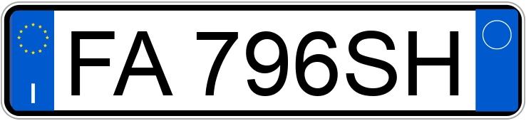 Numer rejestracyjny FA796SH posiada TOYOTA RAV4 4a serie