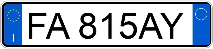 Numer rejestracyjny FA815AY posiada DACIA Sandero 2a serie