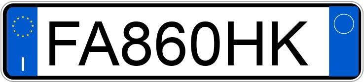 Numer rejestracyjny FA860HK posiada FORD EcoSport