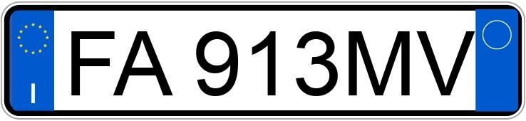 Numer rejestracyjny FA913MV posiada MINI Mini Countrym.