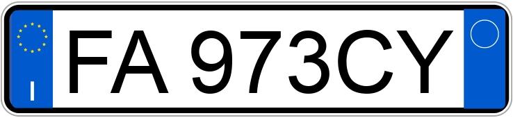 Numer rejestracyjny FA973CY posiada VOLKSWAGEN Golf 7a serie