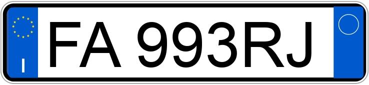Numer rejestracyjny FA993RJ posiada BMW Serie 2 G.T. Numer rejestracyjny FA993RJ posiada BMW Serie 2 G.T.