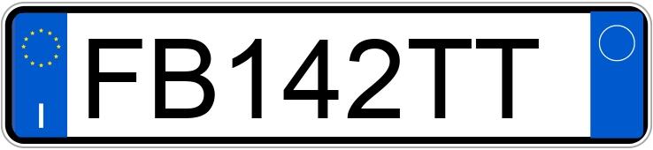 Numer rejestracyjny FB142TT posiada LANCIA Ypsilon 3a serie Numer rejestracyjny FB142TT posiada LANCIA Ypsilon 3a serie