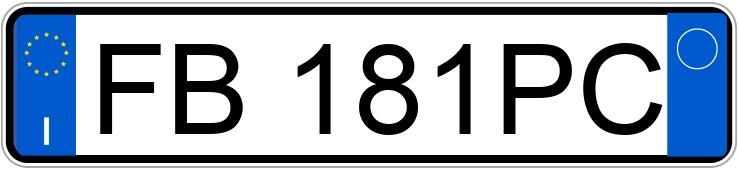 Numer rejestracyjny FB181PC posiada KIA Sportage 3a serie